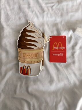 Loungefly McDonald’s Ice Cream Cone Card Holder NWT Rare